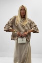 maglia over manica 3/4 mocha